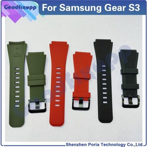 Free Shipping Silicone Bracelet Watch Bands Strap For Samsung Gear S3 SM-R770 R770 R775 R760 R765 Wrist Band Bracelet Watchband
