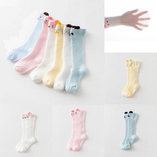 Citgeett Hot 1-3Years Baby Toddler Girls Knee High Socks Tights Leg Cotton Warmer Stockings