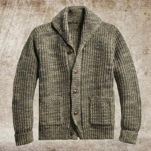 EBAIHUI Men's Knitted Cardigans