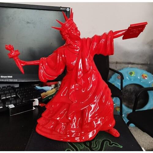 European Retro Decorative Figurines Home Ornaments Resin Crafts Collectibles Statue of liberty Model Sculpture Table Art Decor