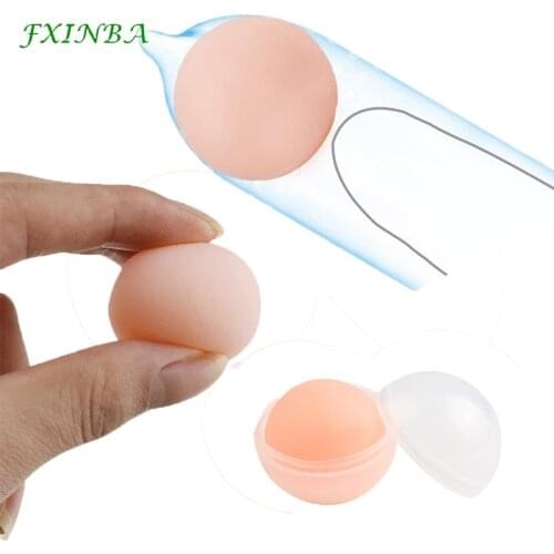 FXINBA New Reusable Silicone Beads Condoms For Men Penis Sleeve Extender Ball Condoms Attachment Adult Sex Product Accessories