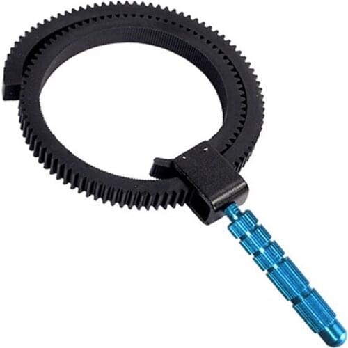 Hot-Rubber Follow Focus ring gear belt with plug in aluminum alloy for SLR cameras digital DSLR Camcorder Camera