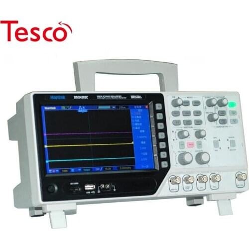 Hantek Oscilloscope DSO4202C Digital Multimeter Oscilloscope 2CH 200Mhz+ Arbitrary/Function Waveform Generator1GSa/s Sample rate