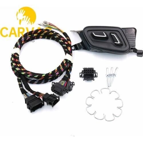 Front Driver Passenger side Seat boss key button adjustment switch For AUDI A4 A5 A3 A6 A7 Q3 Q5 Q7 PASSAT TIGUAN GOLF