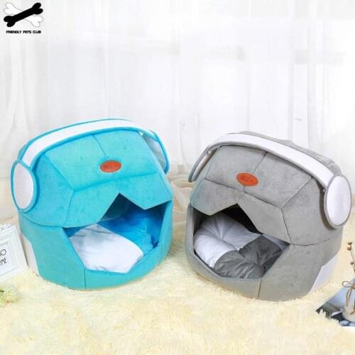 Space Pet Bed Warm Pet Products Foldable Mat For Medium Small Dog Soft Kennel House For Cat Washable Pet Supplies