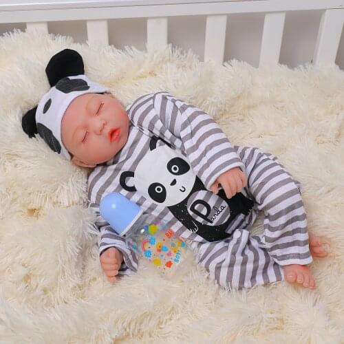 22Inch Reborn Baby Doll Real Soft Silicone Reborn Baby Dolls Birthday Gifts Fashion Toys Bonecas Reborn Christmas Birthday Gift