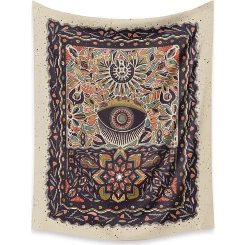 Mandala evil eye tapestry wall cloth large carpet door decoration hanging drop shipping blanket
