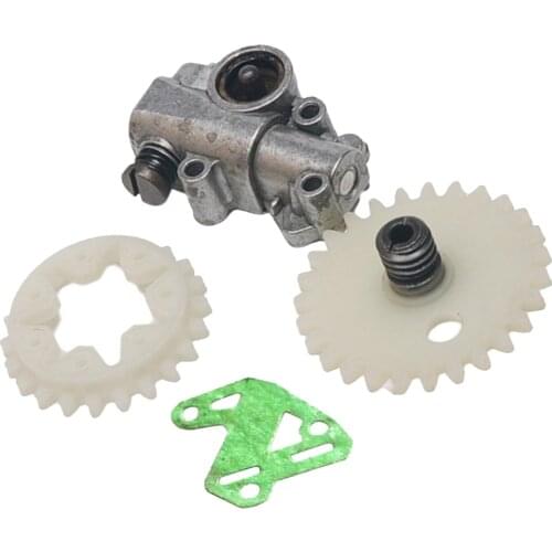 Oil Pump, Gasket, Worm Gear and Spur Wheel For Stihl Chainsaw Parts Replace OEM 1119 640 3200
