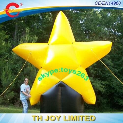 Free shipping custom make inflatable star balloon / giant inflatable star shape balloon cartoon model for outdoor advertising