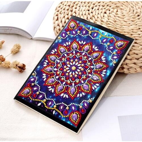New Arrivals Diary Book Sale DIY Crystal Diamond Embroidery notebook full drill 5D diamond painting mosaic round rhinestone