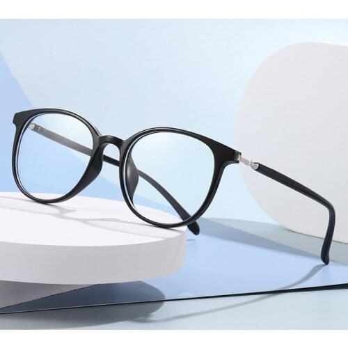 Latest Design TR90 Frame Round Shape Anti Blue Light Blocking Glasses For Adult Unisex Glasses
