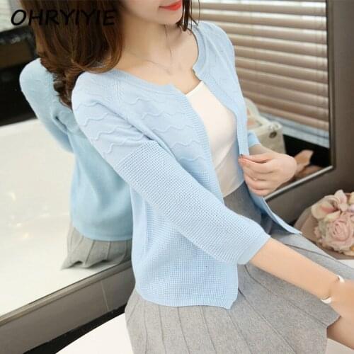 Женские трикотажные кардиганы OHRYIYIE China At AliExpress