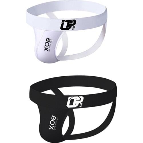 OR/H011 Men Underwear Male Lingerie Jockstrap G-String Thong Cotton Men Undershort Pure Mesh Solid Briefs Panties Jockstraps