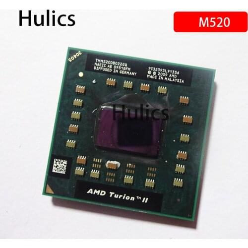 Hulics Original AMD Turion II Dual-Core Mobile M520 2.3 GHz Dual-Core Dual-Thread 2009 CPU Processor TMM520DBO22GQ Socket S1