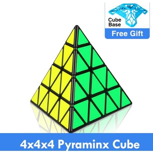 Original Qiyi Mofangge 4x4x4 jinzita PyramidCube Magic Speed Cube 4x4 Professional Puzzle Cubo magico Education Toys For kids