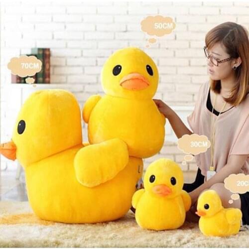 Plush Yellow Duck Soft Stuffed Animal Pillow Sofa Decor Kids Birthday Toy Gift