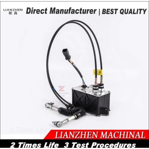 Excavator governor Assy with Double cable motor for cat E312B E312BL replacement parts square accelerator 247-5231 119-0633