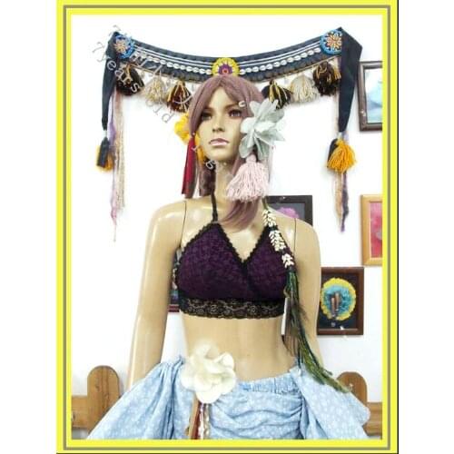 Belly Dance Lace Top Lace Vest DE22