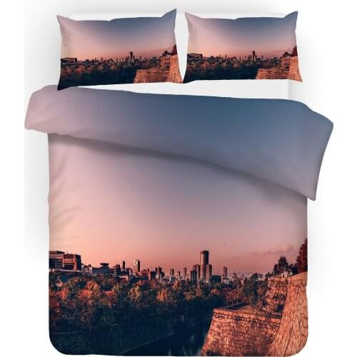 3D Printing Colorful Bedding Set Children/Children/Adult Seaview Quilt Cover Starry Sky Quilt Cover Single Double Large King