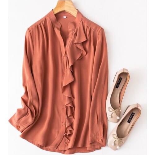 Женские рубашки с рюшами WDDFLOWER China At AliExpress