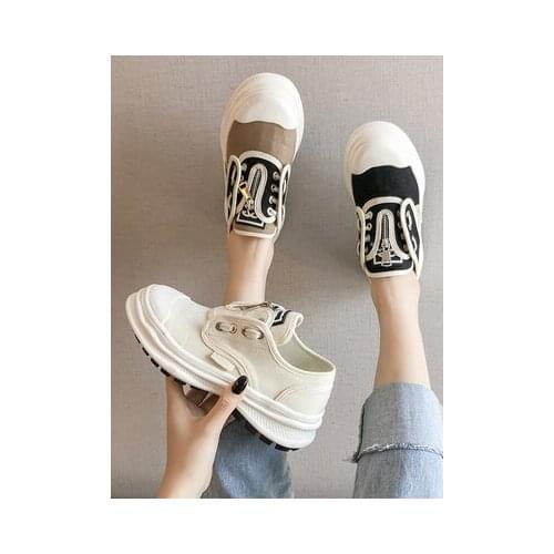 Womens shoes high top shoes women 2020 new white shoes casual color matching high top canvas shoes women platform shoes