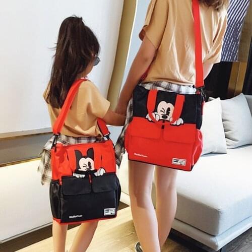 Disney Womens Mickey Mouse Bag Shoulder Messenger Shopping Childrens Backpack For Girl
