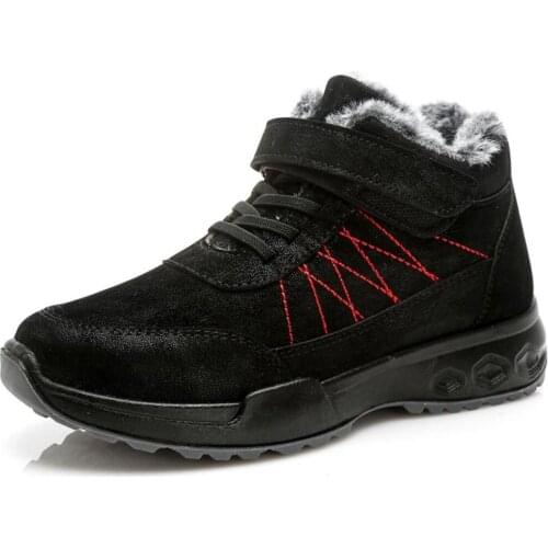 Women Ankle Boot Warm Plush Winter Platform Sneakers For Ladies Light Casual Outdoors Climbing Shoes Female Solid Snow Bootas