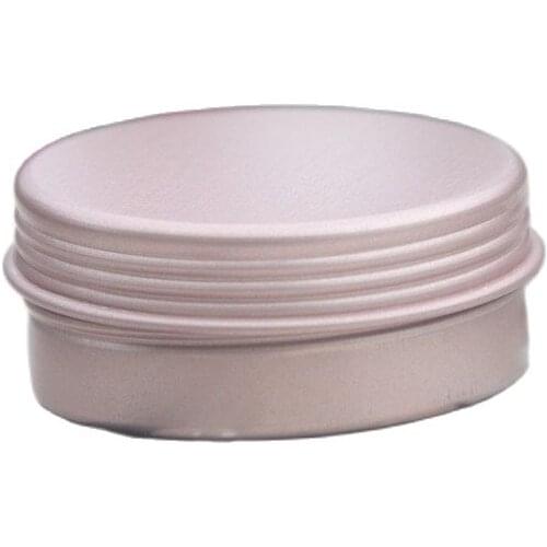 20g rose gold aluminum jar pot tin container lip balm face gel moisturizer powder case eye shadow skin care cosmetic packing