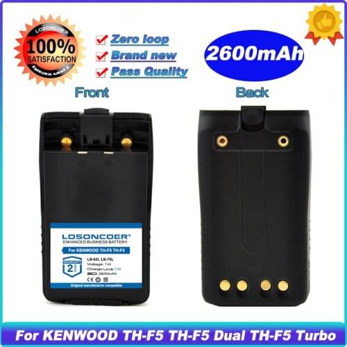 BP-62LH 2600mAh Battery For TYT KENWOOD Radio TH-F5 Turbo Linton LT-6200 LT-6100 Plus SMP808 SMP818 WEIERWEI VEV V8 V6 MYT-400