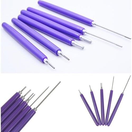 5 pcs Diffraction Paper Tool purple Quilling Paper Pen DIY Handmade Tools Paper Specialty Supplies Reel Set Craft Paper Gadget