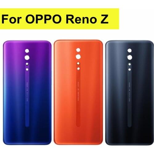 6.4 inch RENO Z Back Glass Battery Cover For OPPO Reno Z Housing 3D Glass Case Rear Door Back Cover For RENOZ Battery Cover