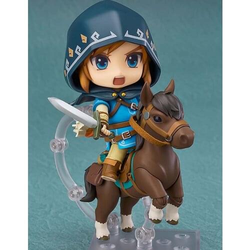 Zelda Action Figure Breath of the Wild Q version Link Magic mask Model Toys