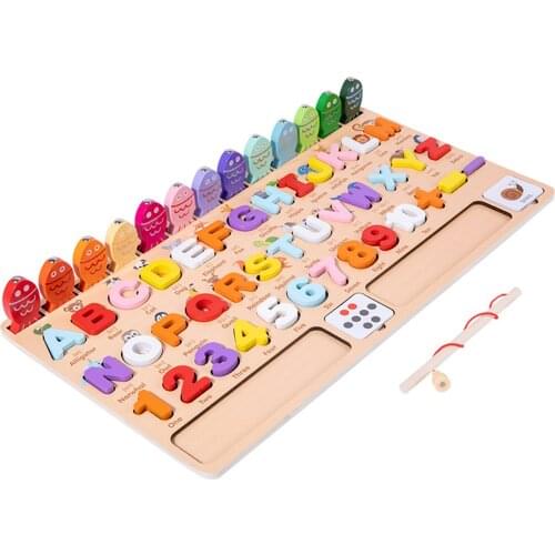 Magnetic Alphabet Maze Board, Wooden Matching Letter Game Montessori Toys for Preschool Kingdergarten Fine Motor Skills Toys