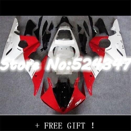 Fei-body parts R6 for YAMAHA r6 fairings sets 03 04 05 YZF R6 2003 2004 2005 custom fairing kits white red