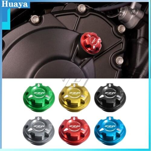 Motorcycle Engine Oil Cap Bolt Screw Filler Cover Case for Kawasaki ZZR1200 2002-2005