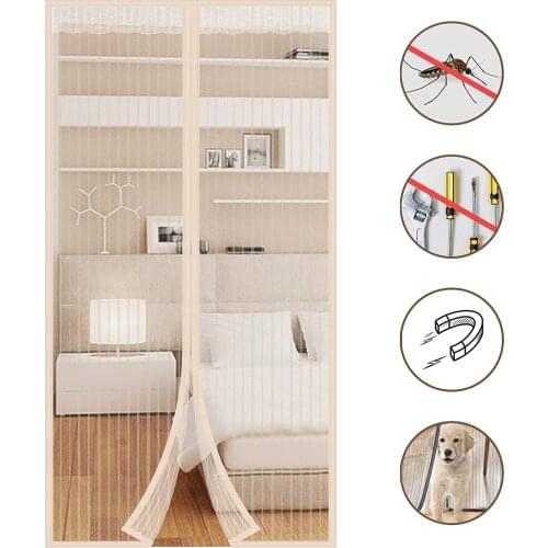 Premium Anti Mosquito Nets Curtains for Doors Summer Fly Bug Insect Magnetic Automatic Closing Screen Kitchen Mesh Door Curtains