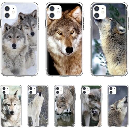 Wolf-animal For Xiaomi mi Redmi Note 3 4 4X 5 6 7 8 8t 9 9s 9t 10 pro lite Soft Case