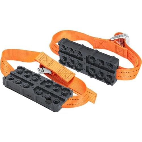 A Pair Car Non-slip Chain Car Wheel Anti-Skid Strap Chain Multi-function Universal Emergency