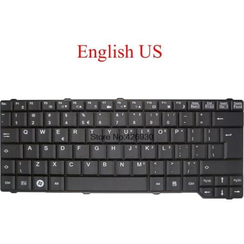 Laptop US Keyboard For Fujitsu For Amilo PA3515 PA3553 PI3525 PI3540 SA3650 V080229CK1 10600943387 English Pointing black new