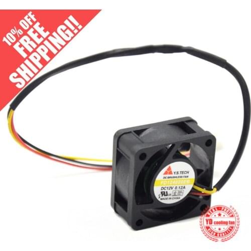 NEW Y.S.TECH FD124020EB 4020 high air volume 4CM cooling fan