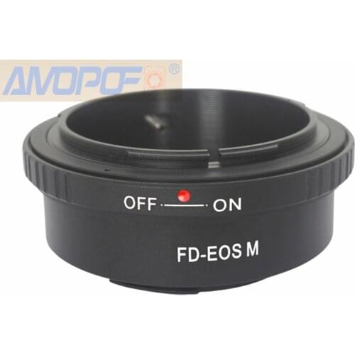 FD to EOS M Adapter ,Canon FD FL Lens to Canon EOS M Mount Mirrorless Camera M1 M2 M3 M5 M6 M10 M50 M100 Camera