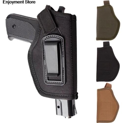 Tactical Gun Holster Concealed Carry Holsters Nylon Belt Holster Airsoft Gun Bag for Handguns