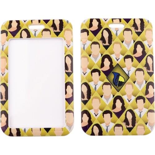 PC3278 TV Show How I Met Your Mother ID Card Holder Bus Card Holder Staff Card Lanyard For Keys Phone DIY Hang Rope