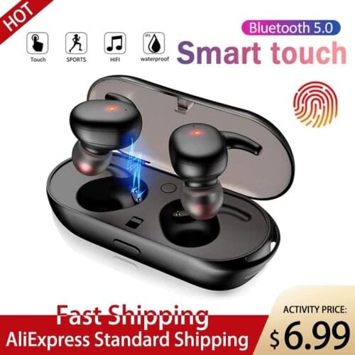 Y30 TWS Wireless headphones 5.0 Earphone Noise Cancelling Headset Stereo Sound Music In-ear Earbuds For Android IOS smart phone