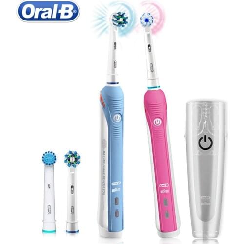 Oral B Pro2000 D20524 Electric Toothbrush 3D Sonic-Rotation Smart Visible Pressure Sensor Inductive Rechargeable Tooth Brush