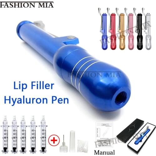 0.3ML Hyaluronic Acid Pen For Lips Dermal Filler Anti-wrinkle Noninvasive meso Mesotherapy Atomizer Serum Injector Gun Lift Face