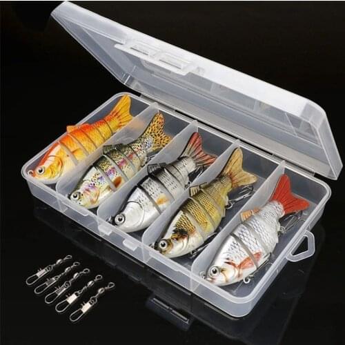 Newly 1/3/5 Pcs Bionic Swimming Lure Fishing Bait 10cm Accessories for All Kinds of Fish