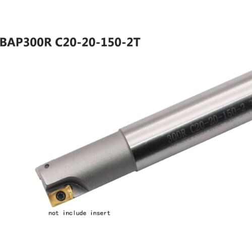 1pc BAP300R C20 20 150 2T 20mm Milling Cutter Holder Square Shoulder Roughing Pocket CNC Lathe Cutter Tool End Mill for APMT1135