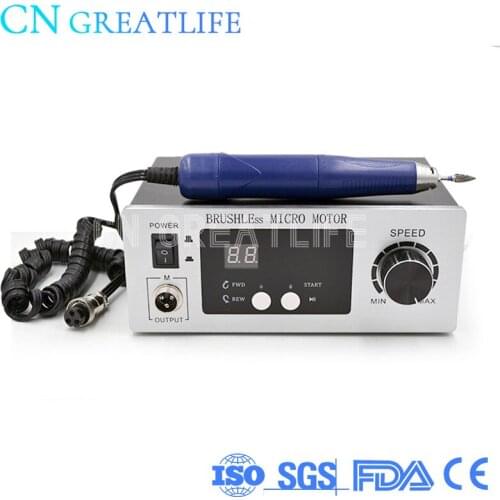 70,000 RPM Non-Carbon Brushless Aluminium Shell Polishing Unit lab Laboratory electric micromotor dental brushless micromotor