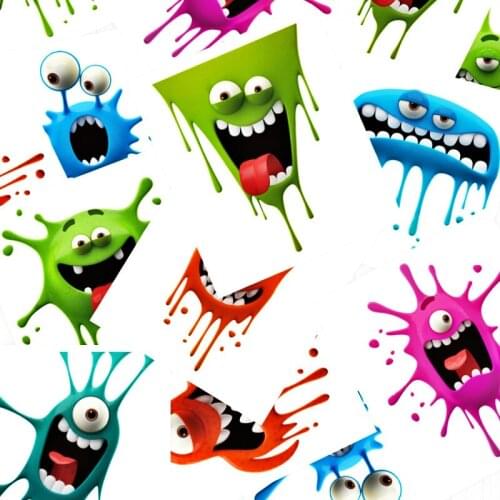 Aliauto Newest Car Styling Funny Car Sticker Grimace Cover Scratches Cartoon Decal Decoration for Motorcycle Toyota Renault Polo
